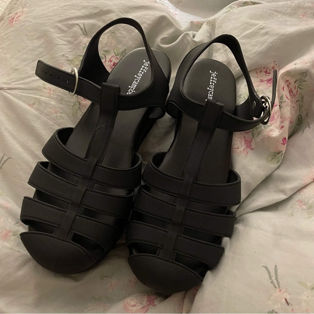 Jeffrey Campbell “Candied” Platform Strappy Sandals NWT Size 7